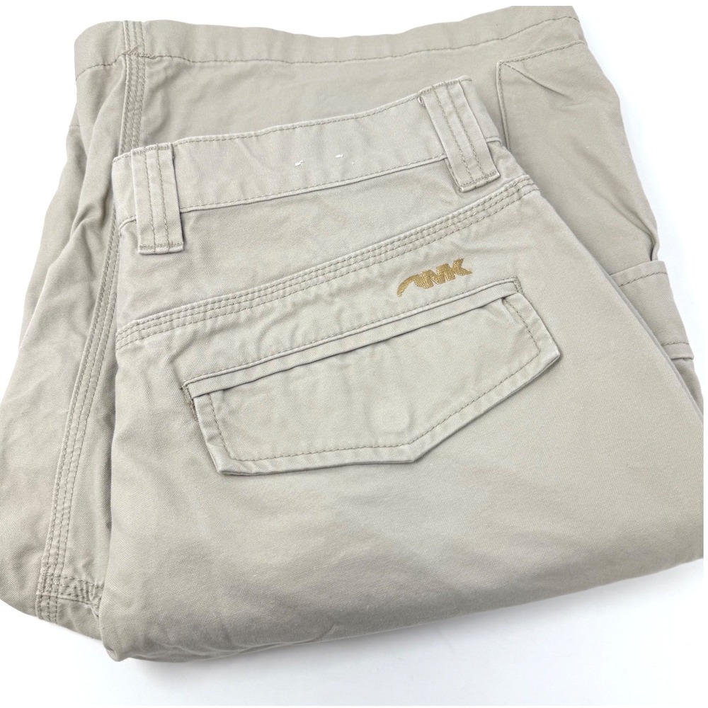 Mountain Khakis Mens 30x12 Tan Cotton Canvas Cargo Shorts Jackson Hole Wyoming